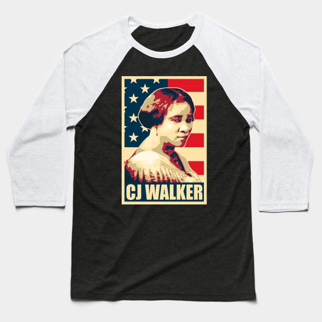 CJ Walker Baseball T-Shirt by Nerd_art